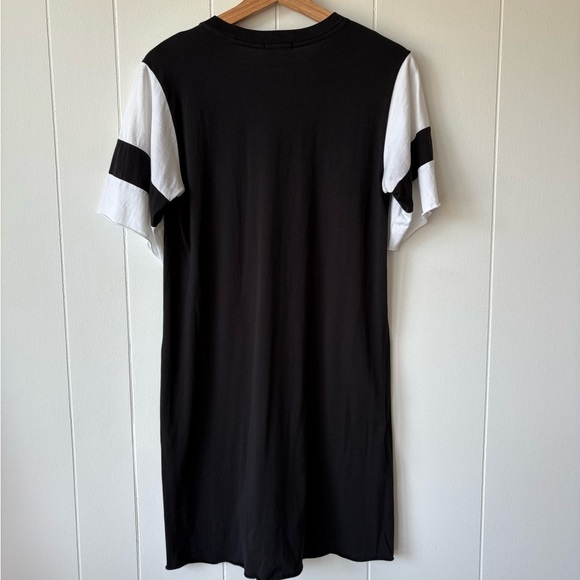 ATM Anthony Thomas Melillo Jersey Striped Sleeve Mini Dress | Size Small - Picture 5 of 11